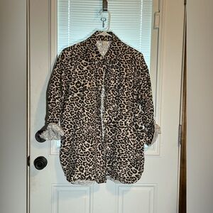 Leopard shacket